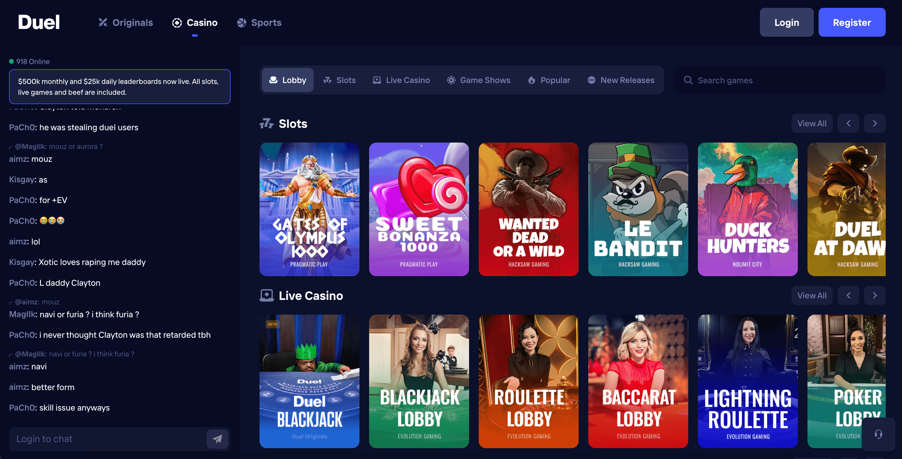 Duel.com — Crypto Casino